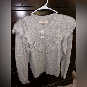 New with Tags Loft Gray Sweater